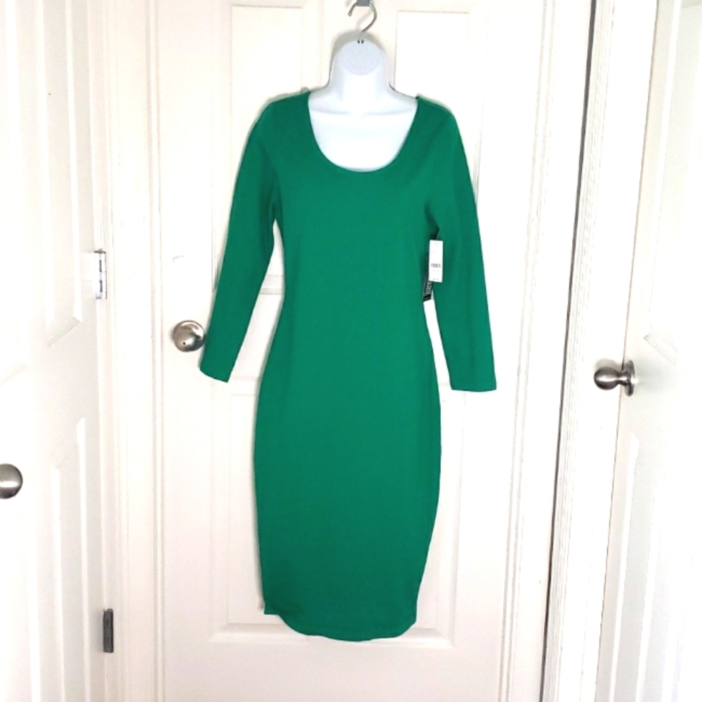 NY & Company Green Dress Size Medium